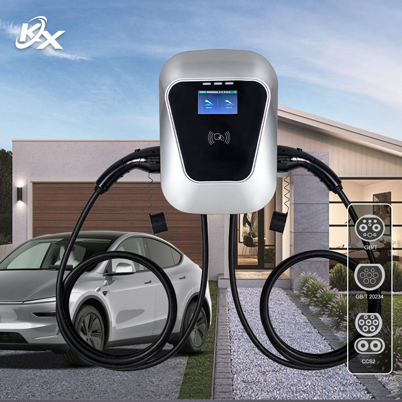 Type 2 Charger - Chargeur EV mural double 14 kW