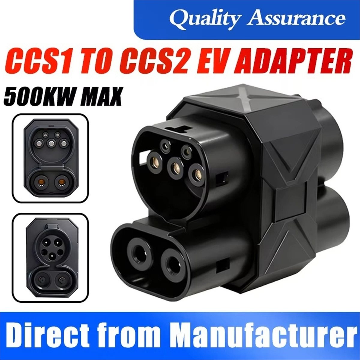Adaptateur de charge rapide A6 - Ccs2 To Ccs1 Fast Charge Adapter 250Kw avis et prix